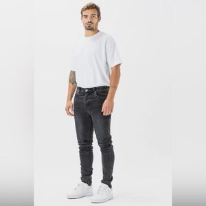 Zanerobe Joe Blow Denim Jeans | Men's Size 36x30 Vintage Black Distressed